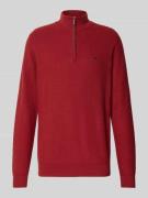 Gebreide pullover met schipperskraag