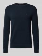 Regular fit gebreide pullover van zuiver katoen