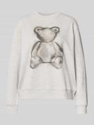 Sweatshirt met motiefprint