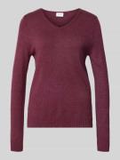 Regular fit shirt met lange mouwen van viscosemix, model 'Viril'