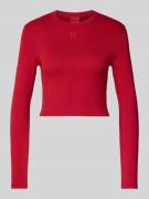 Regular fit T-shirt van katoenmix, model 'DELORIS'