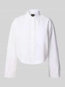 Regular fit blouse met lange mouwen van puur katoen, model 'BOSKOTA'