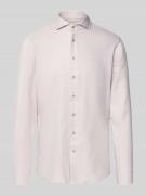 Regular fit zakelijk overhemd met haaikraag, model 'Cutaway'