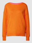 Gebreide pullover met wol, model 'Besmock'