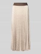 Maxirok met geplooide look, model 'Saphira'