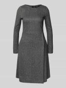 Getailleerde jersey jurk van viscosemix, model 'BALOCCO'