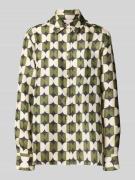 Regular fit overhemdblouse van pure zijde, model 'RIVE'