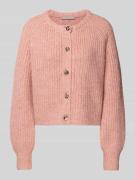 Regular fit gebreid jack met wol