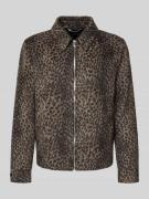 Regular fit jack met kasjmier, model 'Rikka'