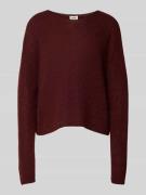 Gebreide pullover met ronde hals, model 'IMENY'