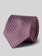 Zijden stropdas met statementpatch (7 cm)