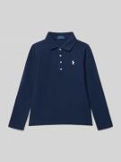 Regular fit poloshirt met logostitching