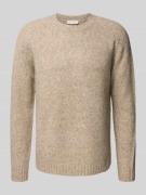 Gebreide pullover met ribboorden, model 'Adryan'