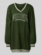 Sweatjurk van katoenmix, model 'NIA'