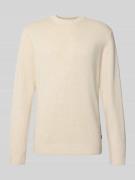 Gebreide pullover met ronde hals, model 'MILANO'