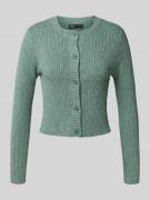 Regular fit gebreid jack van viscosemix, model 'KATIA'