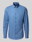 Slim fit zakelijk overhemd met extra lange mouwen