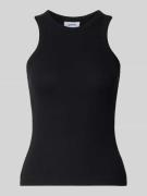 Tanktop met viscose, model 'FOREST'