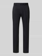 Slim fit pantalon met persplooien
