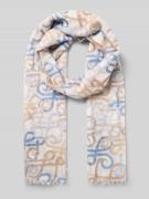 Sjaal met all-over stitching