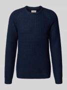 Regular fit gebreide pullover met wol, model 'DEXTER'
