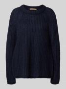 Gebreide pullover met wol en mohair, model 'Raglan'