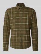 Regular fit vrijetijdsoverhemd met kentkraag, model 'MACE'