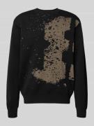 Gebreide pullover met ronde hals