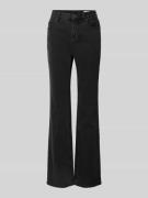 Wide leg jeans van katoenmix, model 'TESSA'