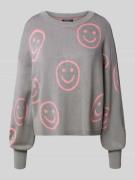 Regular fit gebreide pullover van viscosemix, model 'MONTANA'