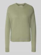 Wollen pullover met ronde hals