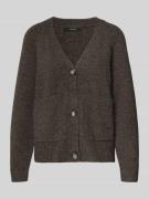 Comfort fit gebreid jack met V-hals, model 'BOOM'