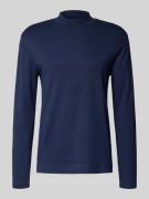 Shirt met lange mouwen en opstaande kraag