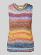 Gebreid shirt met ronde hals, model 'Dova'