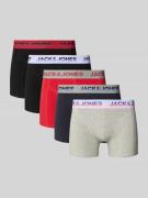 Boxershort met label in band in een set van 5 stuks, model 'JADON'