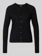 Regular fit gebreid jack van zuivere scheerwol, model 'FONAMI'