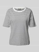 Regular fit T-shirt van puur katoen met ronde hals
