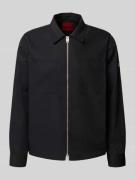 Regular fit jack met opstaande kraag, model 'EVALOM'