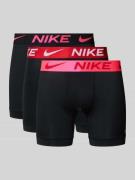 Boxershort met band met label in een set van 3 stuks