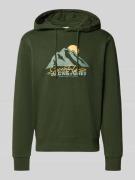 Hoodie met motiefprint, model 'SUN'