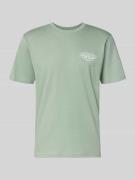 T-shirt met labelprint, model 'MAKOTO'