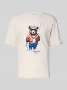 T-shirt met motiefprint