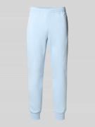 Regular fit sweatpants van katoenmix