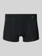 Boxershort met elastische band en labeldetail