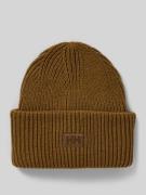 Beanie met labelpatch