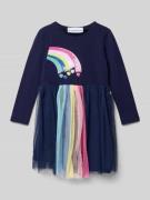 Regular fit jurk met pailletten, model 'Fee'