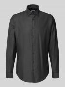 Slim fit zakelijk overhemd met kentkraag