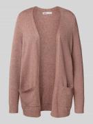 Regular fit cardigan van viscosemix, model 'LESLY'