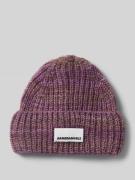 Muts van een mix van wol en mohair, model 'SNOWAA STAMPATO'