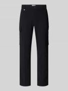 Skinny fit broek met applicatie, model 'BJORN'